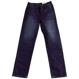 I.N.C. International Concepts Jeans Women 8/29 Blue Denim High Rise Straight Leg